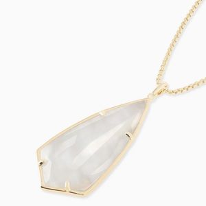 Kendra Scott Gold Carole Necklace Ivory Pearl